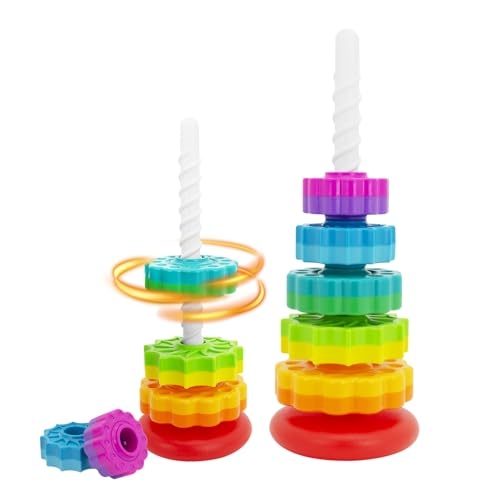BYFWH Baby Spin Stack Toy