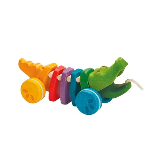 PlanToys Dancing Alligator Push & Pull Toy Image