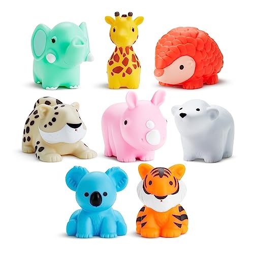 Munchkin® Wild™ Animal Baby and Toddler Bath Toy Squirts 8 Pack