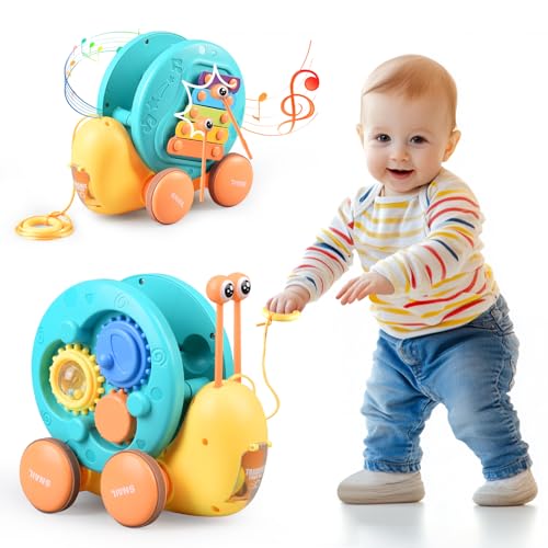 SeventhDuck Children's Rally Car Pull Toy