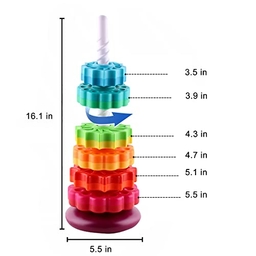 Baby Spinning Toy, Stacking Toy for Babies and Toddlers