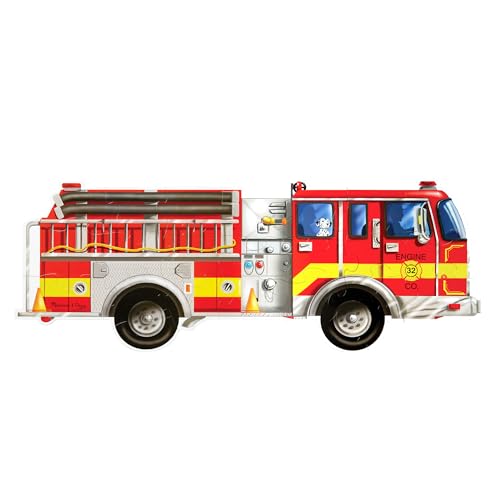 Melissa & Doug Fire Truck Jumbo Jigsaw Floor Puzzle