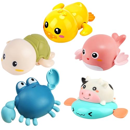 Bath Toy, Cute Animal Clockwork Bathtub Swimming Pool Toy