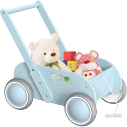Wooden Baby Walker - High Quality Material and Anti-Tipping Structure