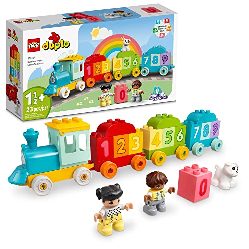 LEGO DUPLO My First Number Train Toy with Bricks