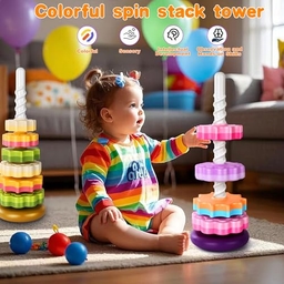 Simplefine Spinning Stacker Toy Small Image