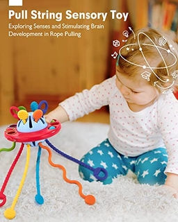 Hahaland Silicone Pull String Toy