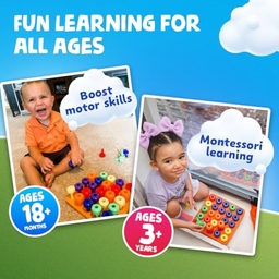 Skoolzy Toddler Peg Board