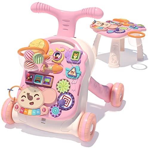 QDRAGON 3 in 1 Baby Walker and Activity Center