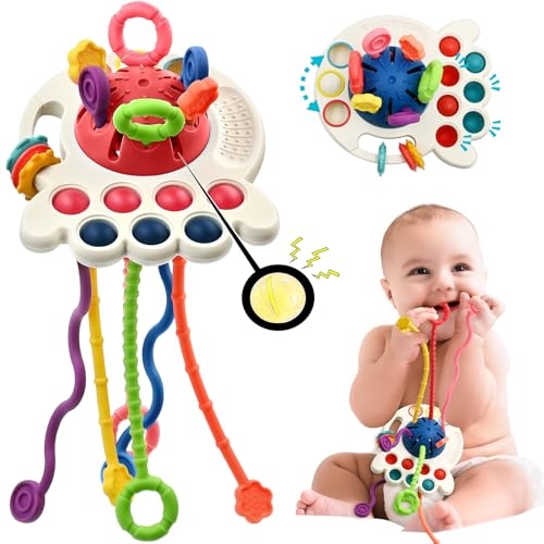 AiTuiTui Sensory Montessori Baby Teething Toy