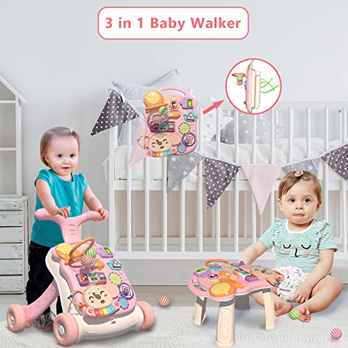 QDRAGON 3 in 1 Baby Walker and Activity Center Small Image
