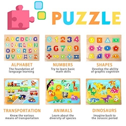 WOOD CITY Toddler Puzzles Small Image