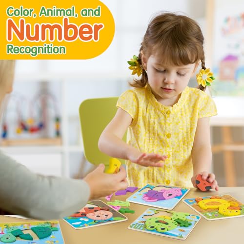 deli Wooden Toddler Puzzles