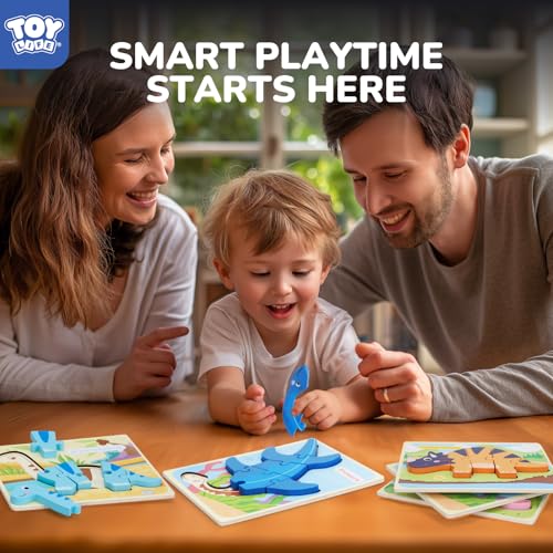 TOY Life Toddler Puzzles Dinosaur Edition