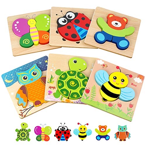 Toddler Wooden Jigsaw Animal Puzzles