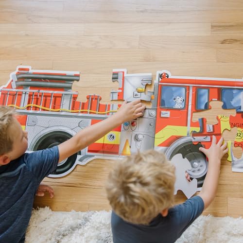 Melissa & Doug Fire Truck Jumbo Jigsaw Floor Puzzle