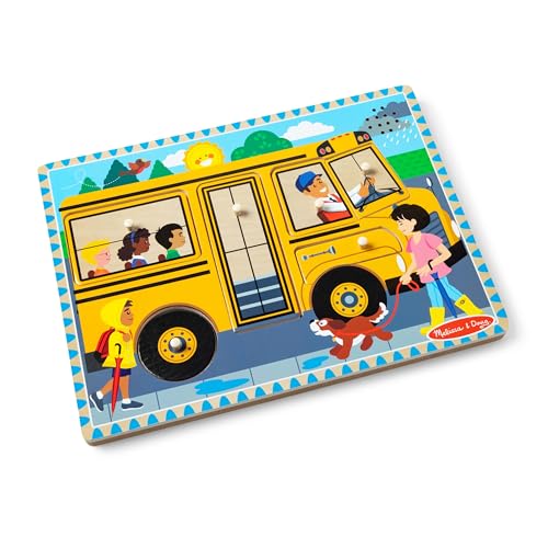 Melissa & Doug The Wheels on the Bus Sound Puzzle Image