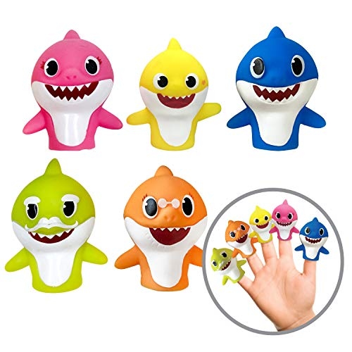 Nickelodeon Baby Shark 5 Pc Finger Puppet Set