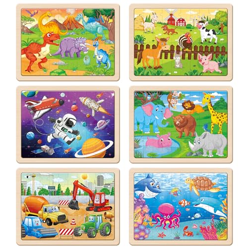 SYNARRY Wooden Puzzles Small Image