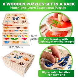 QUOKKA Wooden Puzzles for Toddlers