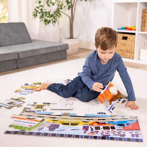Melissa & Doug Traffic Jam Jumbo Jigsaw Floor Puzzle Small Image
