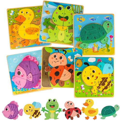 deli Wooden Toddler Puzzles
