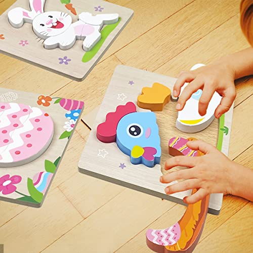 Anditoy Easter Wooden Puzzles Small