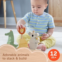 Fisher-Price Wooden Stack & Sort Animals