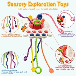 AiTuiTui Sensory Montessori Baby Teething Toy