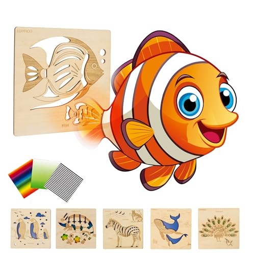 Wooden Shape Color Sorter
