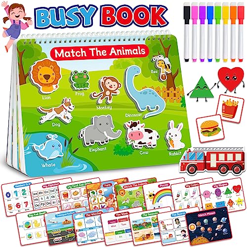 Benresive Montessori Busy Book for Toddlers