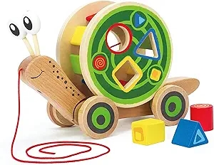 Hape Wooden Pull Along Snail